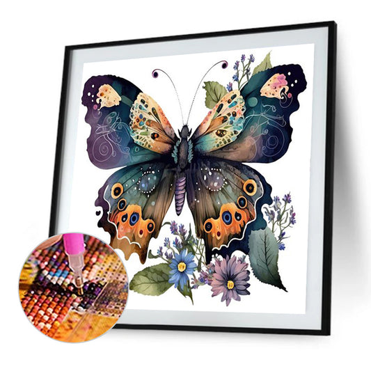 Butterfly - Full Square Drill Diamond Painting 30*30CM