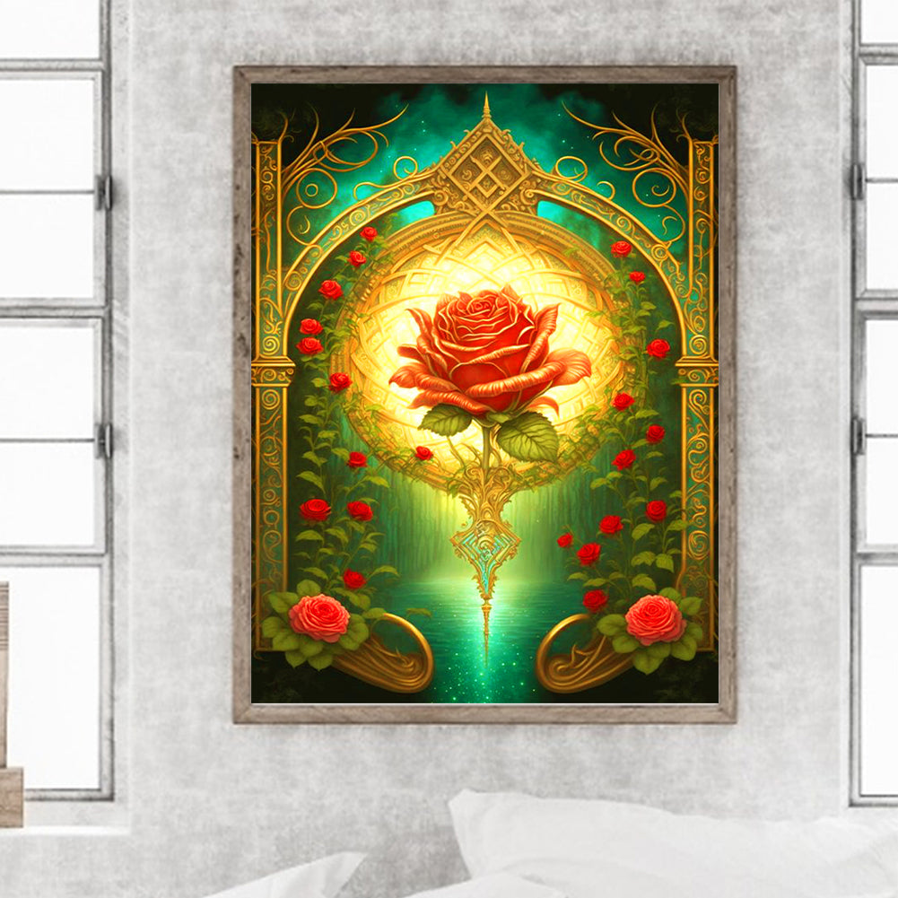 Sanctuary Rose - Full Round Drill Diamond Painting 30*40CM