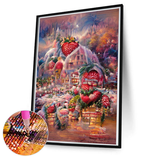 Dream Candy City - Full Round Drill Diamond Painting 50*80CM