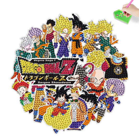 DIY Child Stickers Toy Creative Diamond Art Mosaic Sticker Cartoon Gift for Kids