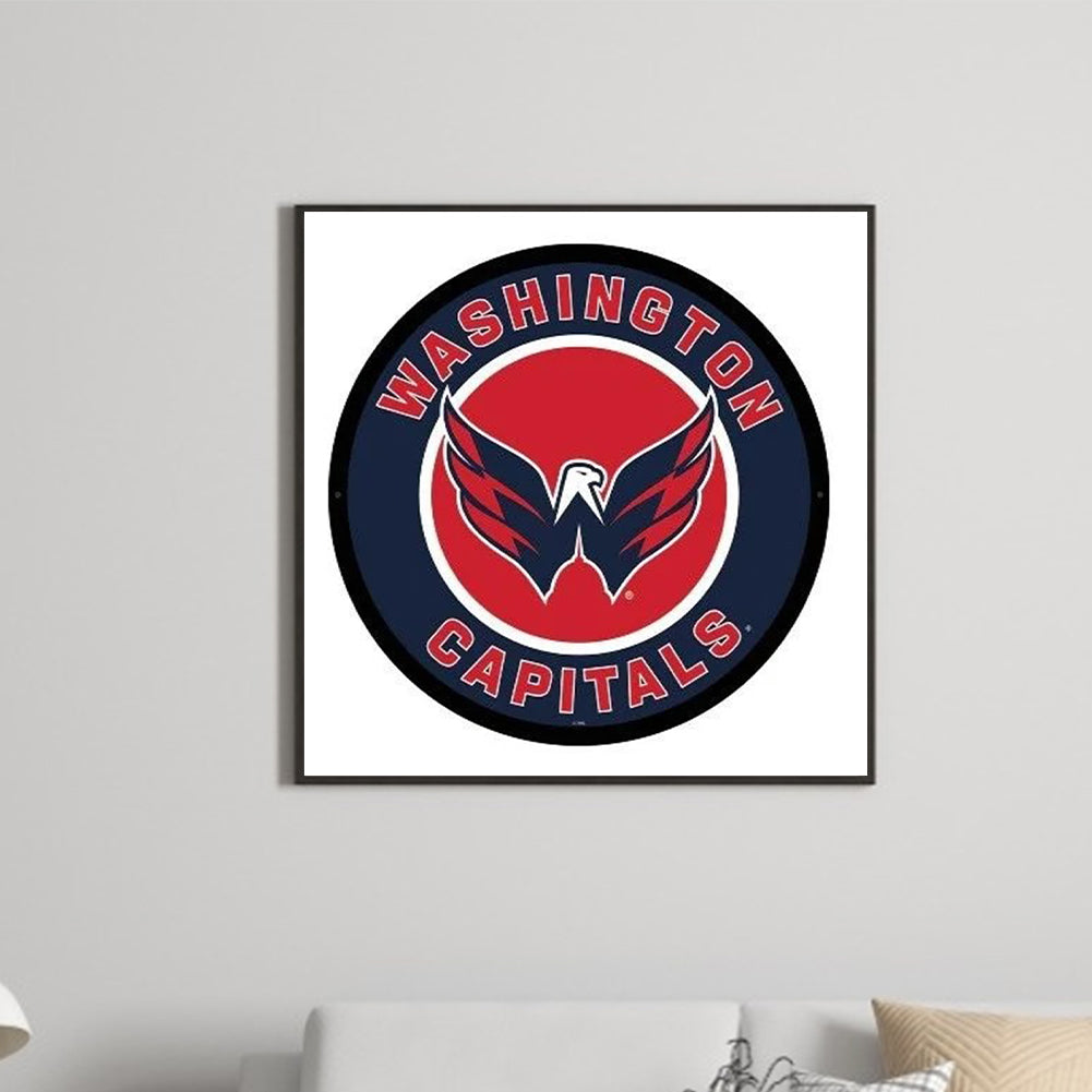 NFL Washington Capitals - Full Round Drill Diamond Painting 30*30CM