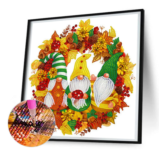 Lei Gnome - Special Shaped Drill Diamond Painting 30*30CM