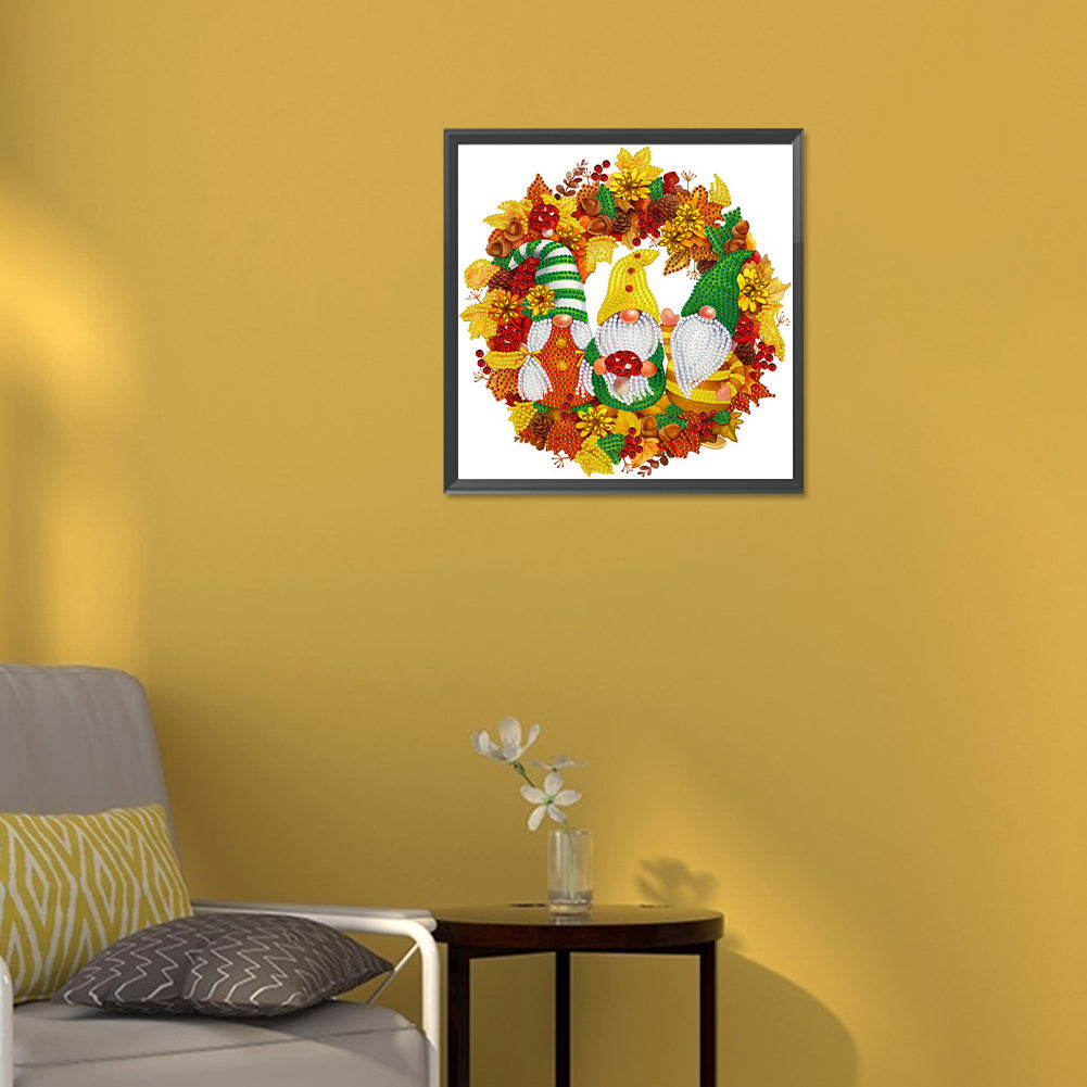 Lei Gnome - Special Shaped Drill Diamond Painting 30*30CM