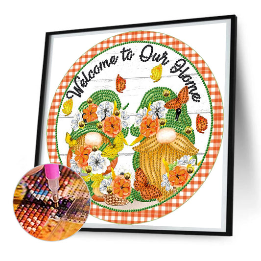 Lei Gnome - Special Shaped Drill Diamond Painting 30*30CM