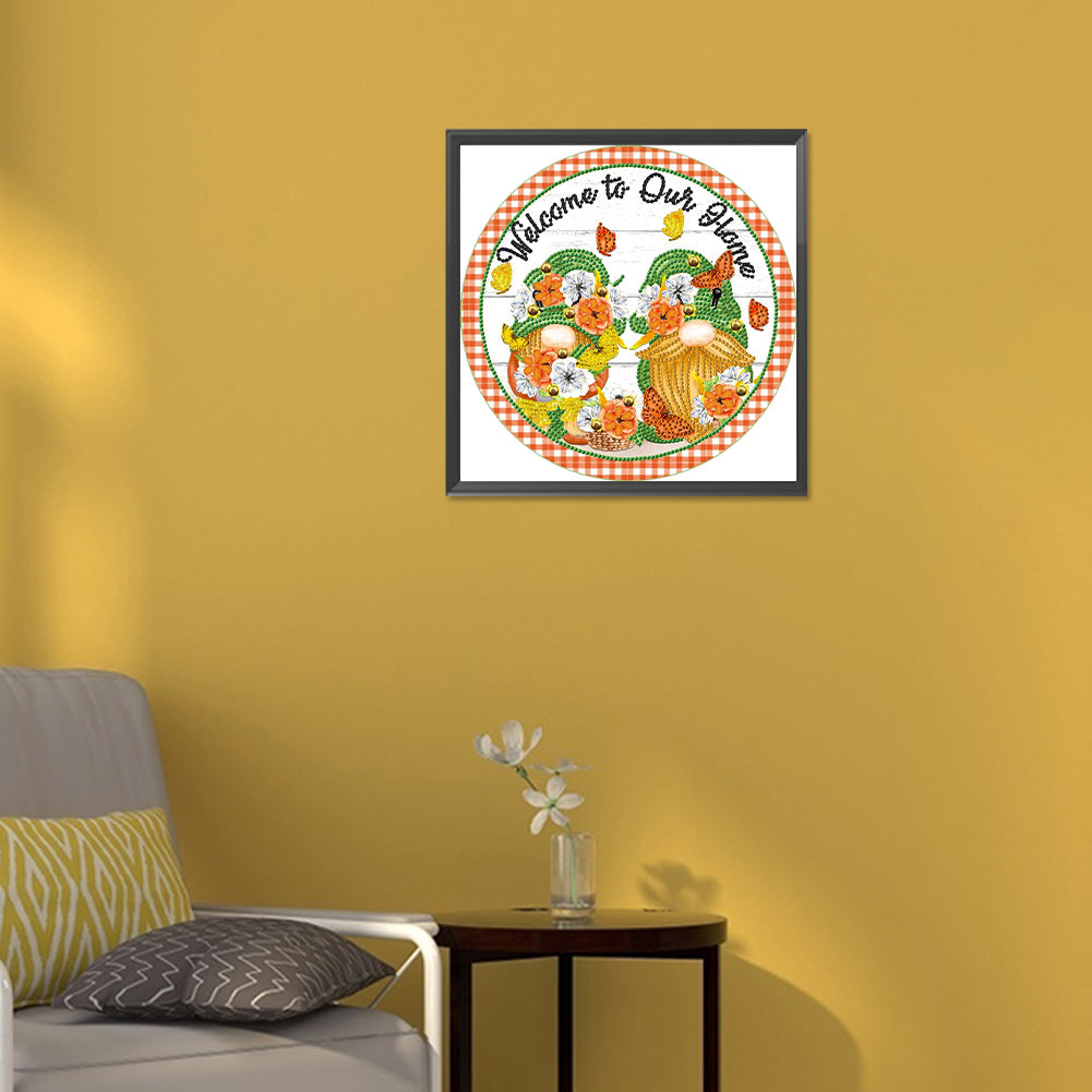 Lei Gnome - Special Shaped Drill Diamond Painting 30*30CM