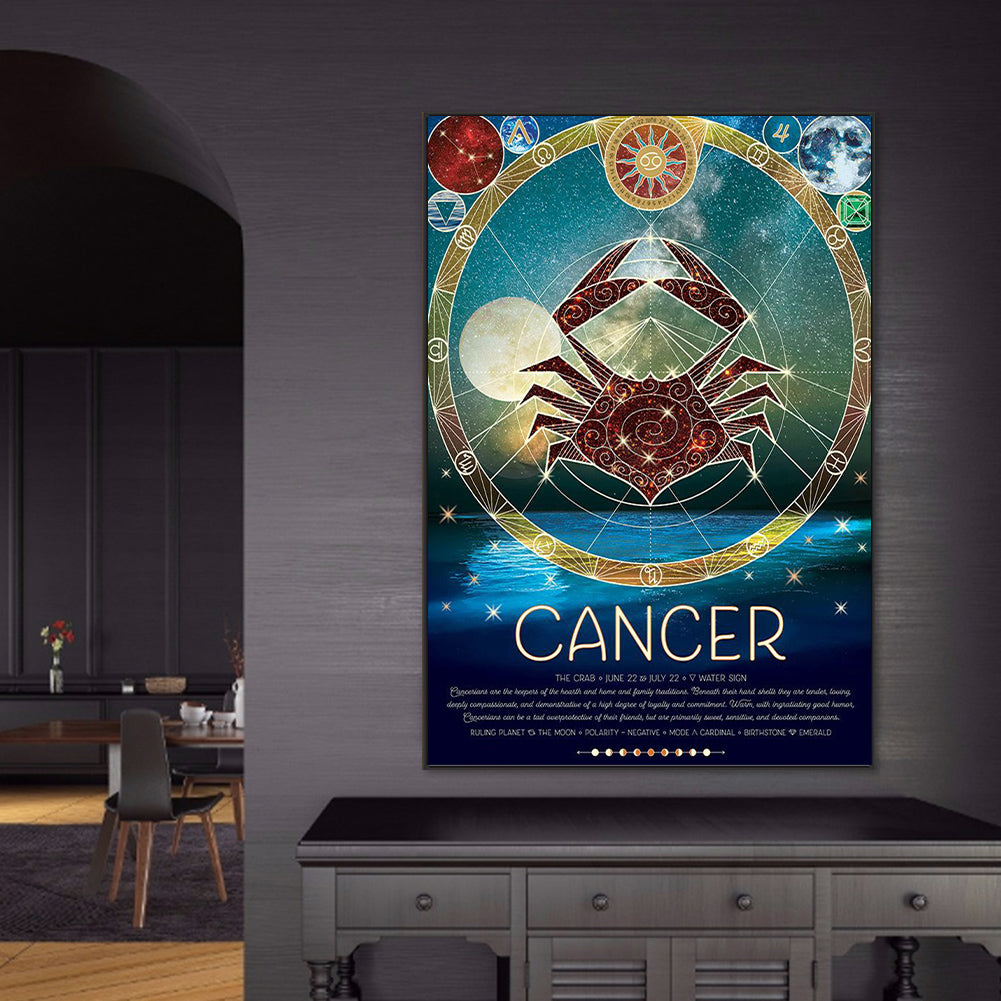 Chinese Zodiac - Cancer - Full Round Drill Diamond Painting 50*70cm