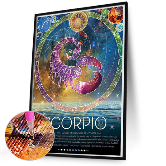 Chinese Zodiac - Scorpio - Full Round Drill Diamond Painting 50*70cm