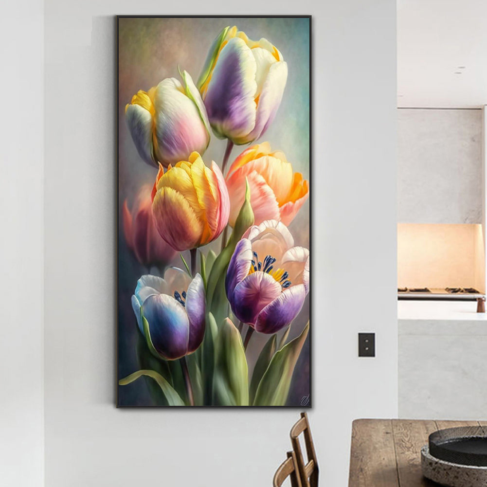Tulip - Full Round Drill Diamond Painting 40*80CM