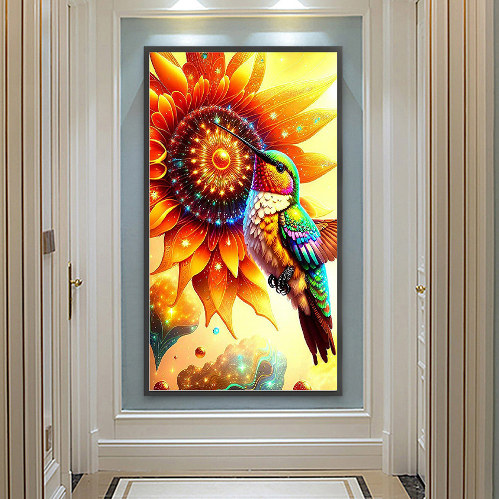 Hummingbird - Full Round Drill Diamond Painting 40*70CM