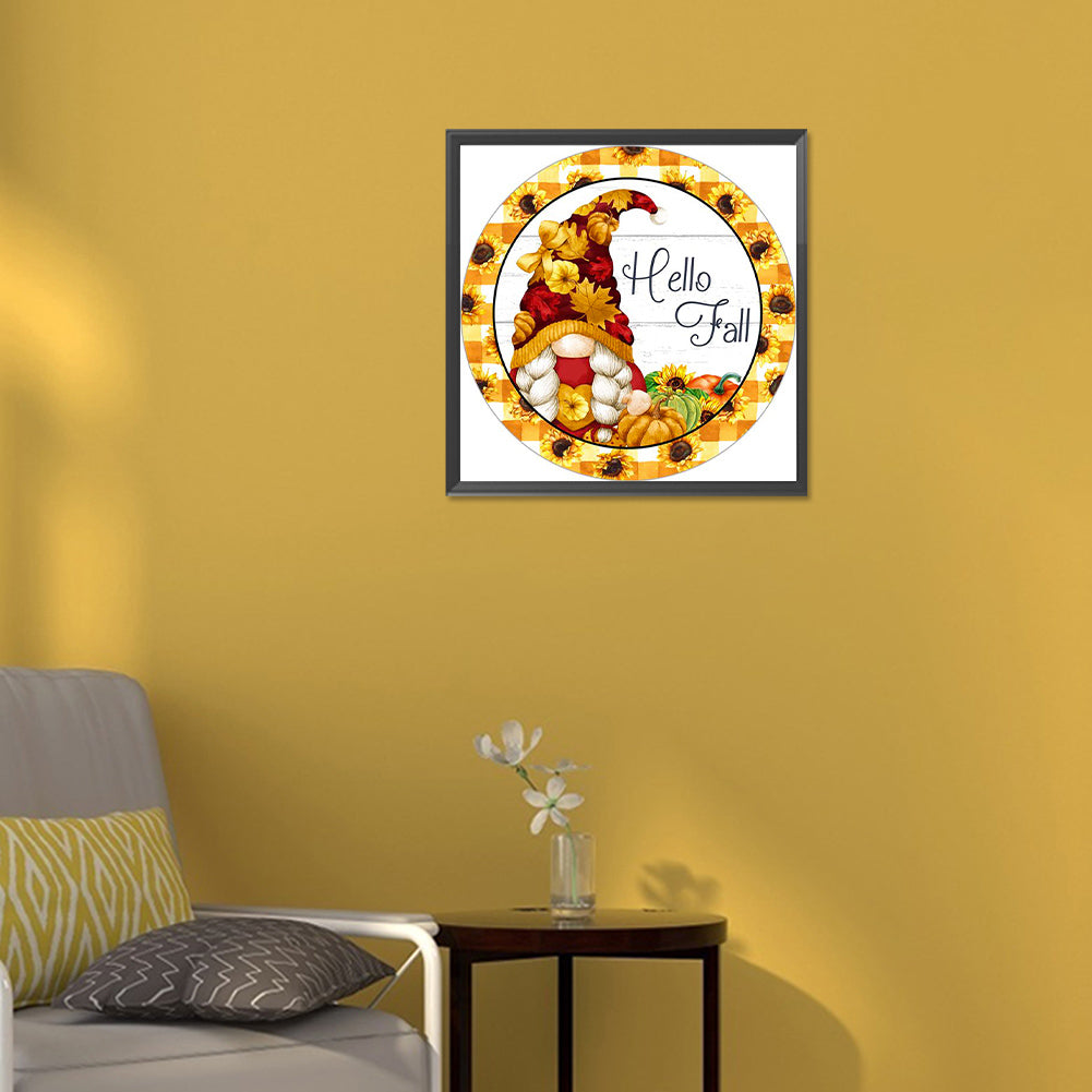 Lei Gnome - Full Round Drill Diamond Painting 30*30CM