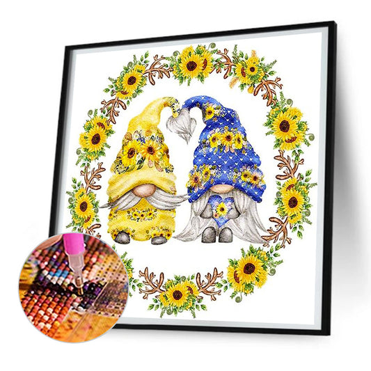 Lei Gnome - Full Round Drill Diamond Painting 30*30CM