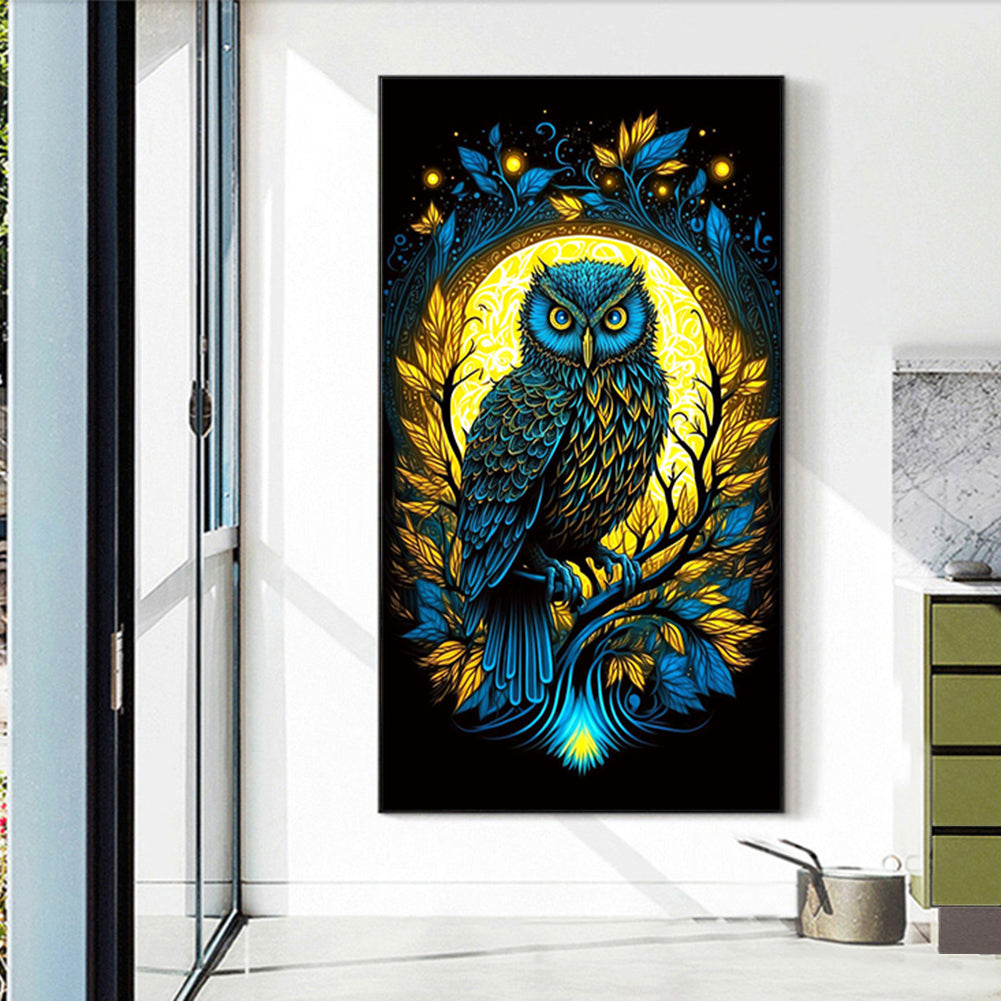 Color Owl - Full Round Drill Diamond Painting 40*70CM