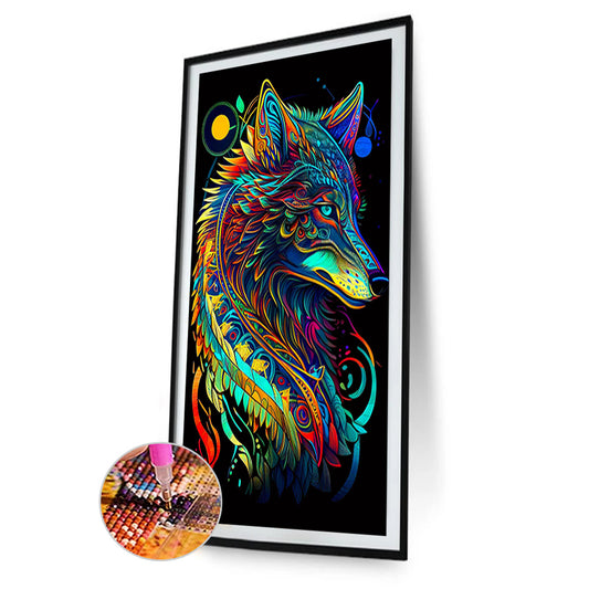 Color Wolf - Full Round Drill Diamond Painting 40*70CM