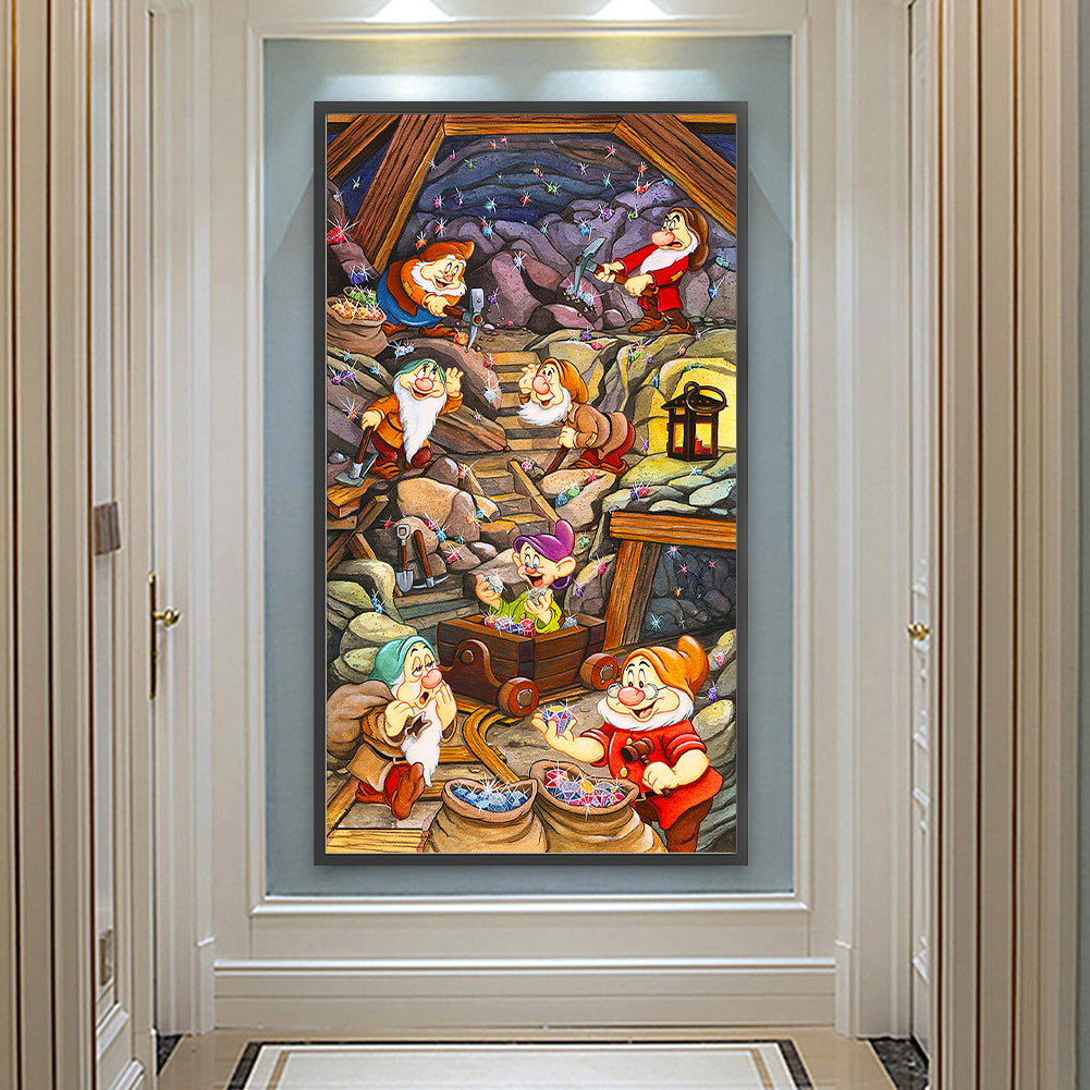 Seven Dwarfs - Full Round Drill Diamond Painting 40*70CM
