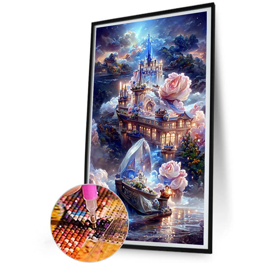 Dream Ship - Full Round Drill Diamond Painting 30*50CM