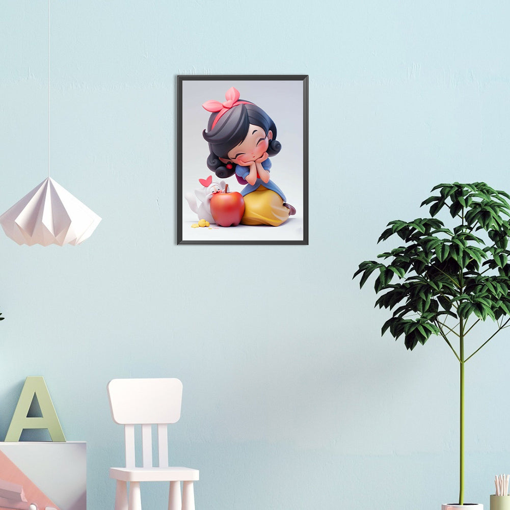 Snow White - Full Round Drill Diamond Painting 30*40CM