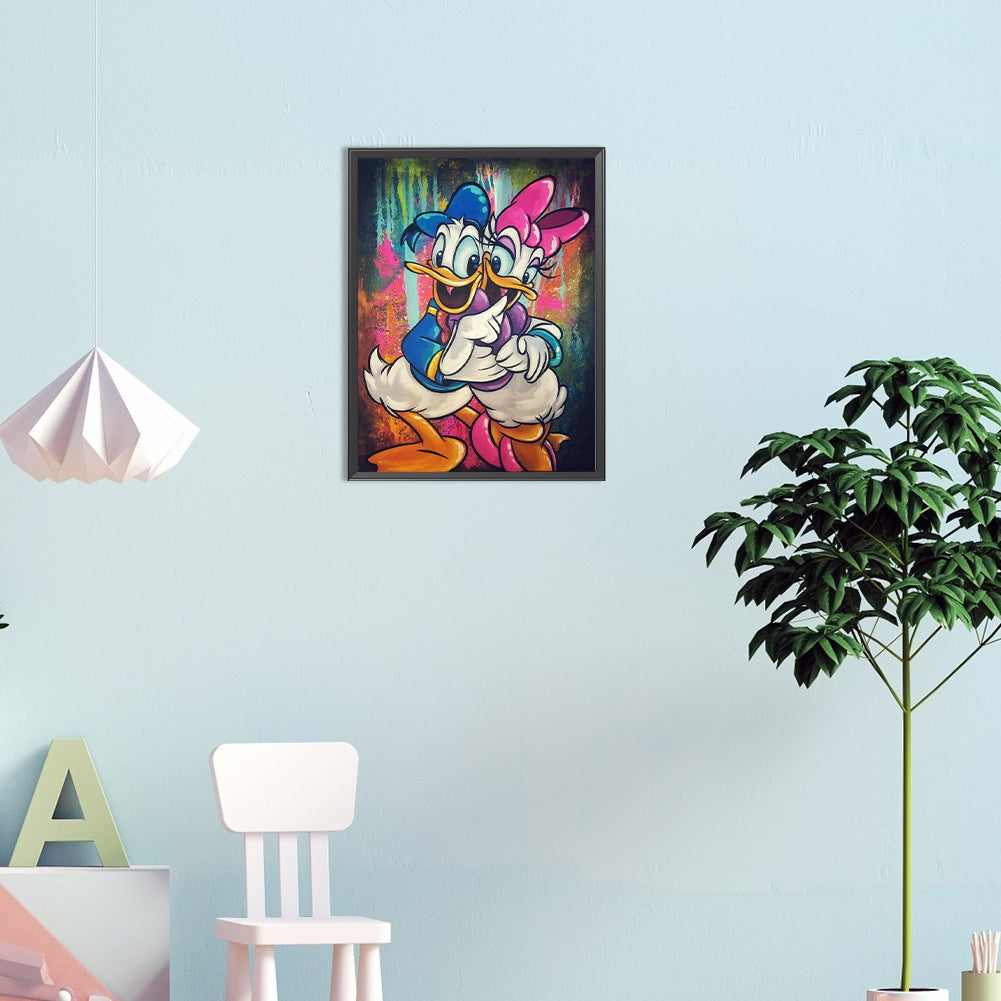 Donald Duck - Full Round Drill Diamond Painting 30*40CM