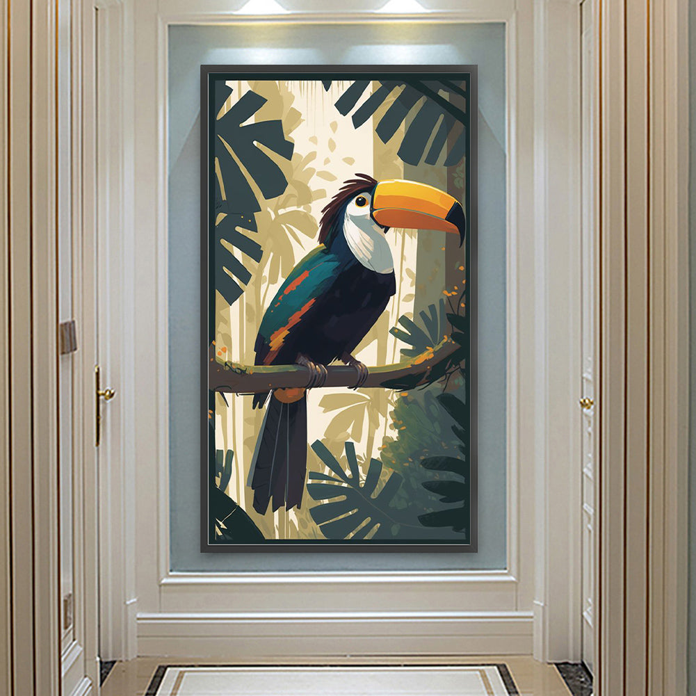 Toucan - Full Round Drill Diamond Painting 40*70CM