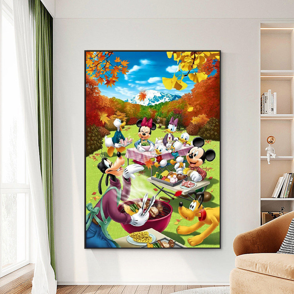 Mickey Mouse Party - Full Round Drill Diamond Painting 50*70CM