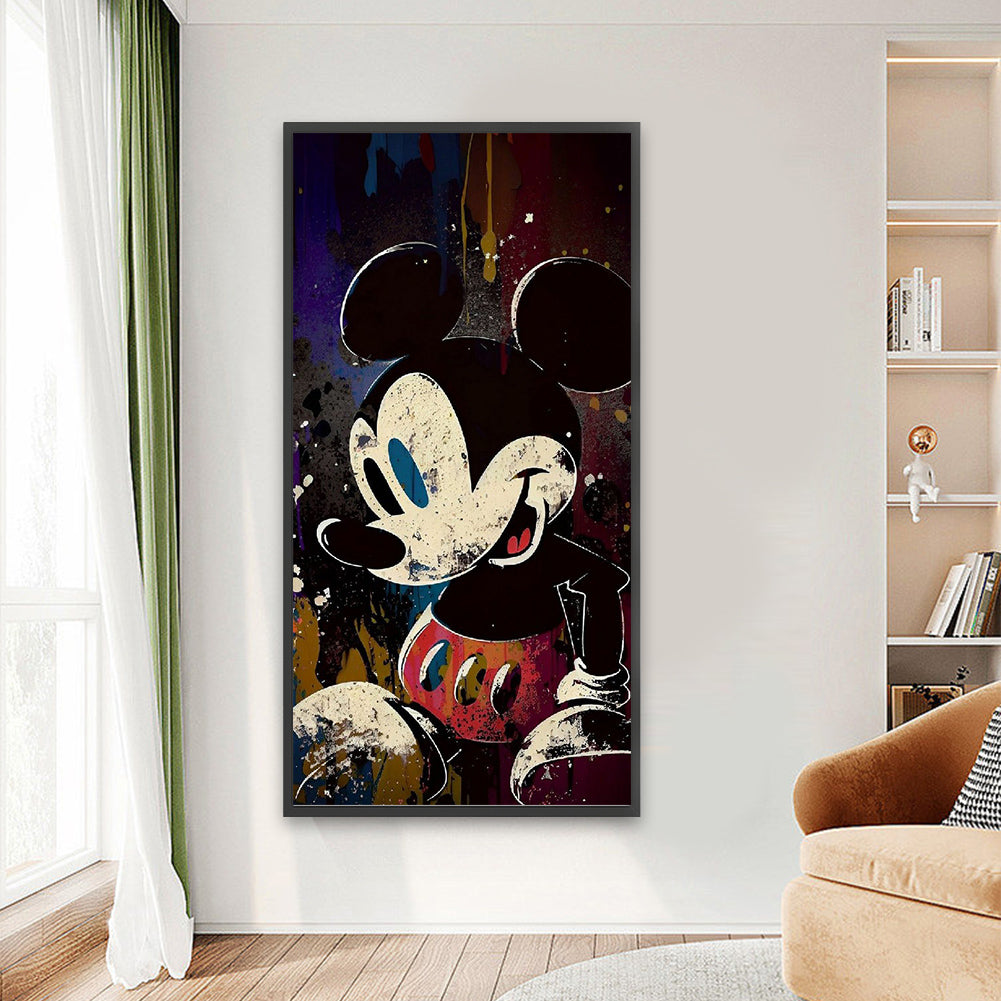 Mickey Mouse - Full Round Drill Diamond Painting 40*80CM