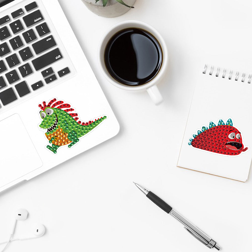 DIY Child Stickers Toy Animals Diamond Stickers Cartoon for Kids Adult Beginners