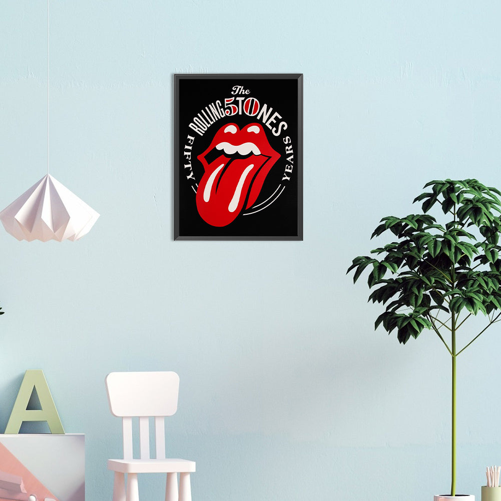 Red Lips - Full Round Drill Diamond Painting 30*40CM