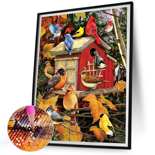 Bird Nest - Full Square Drill Diamond Painting 30*40CM