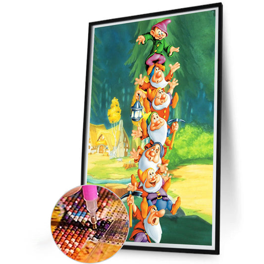 Seven Dwarfs - Full Round Drill Diamond Painting 40*60CM