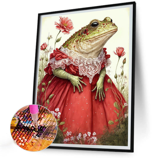 The Frog Princess In A Dress - Full Round Drill Diamond Painting 30*40CM