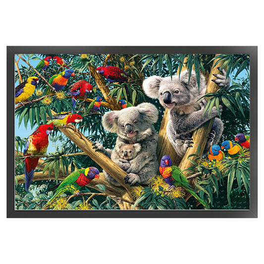 Koala And Parrot - 11CT Stamped Cross Stitch 60*40CM