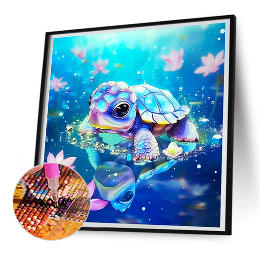 Little Turtle - Full Round Drill Diamond Painting 30*30CM