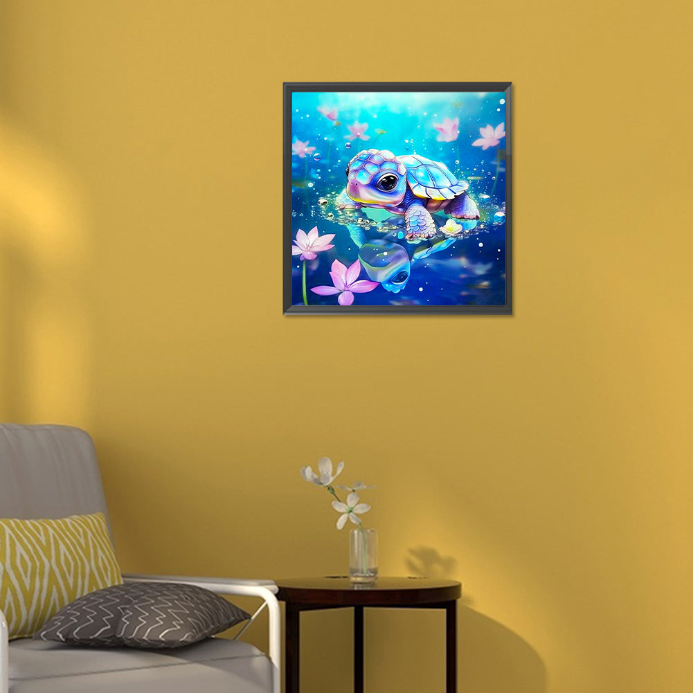Little Turtle - Full Round Drill Diamond Painting 30*30CM