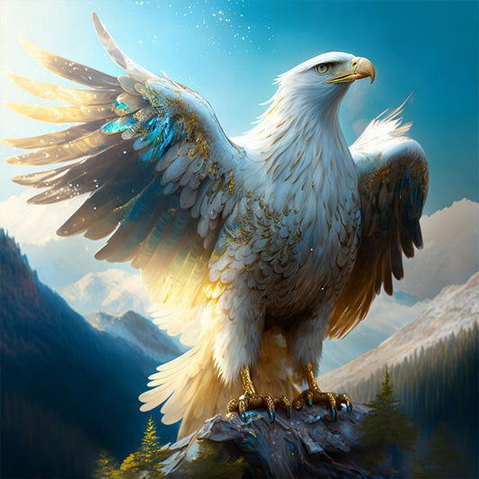 Eagle - AB Square Drill Diamond Painting 40*40CM