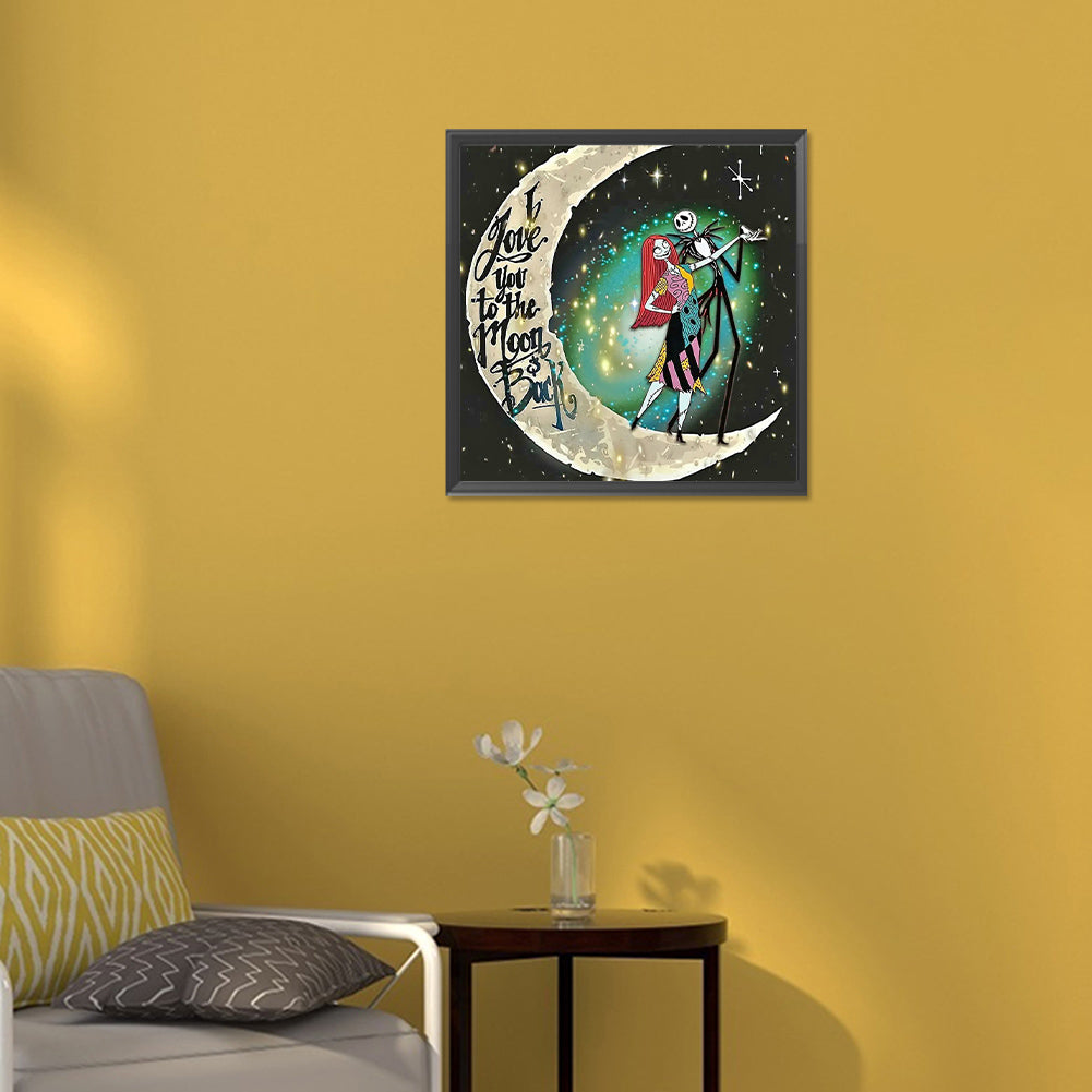 Dancing Zombie Couple - Full Round Drill Diamond Painting 30*30CM