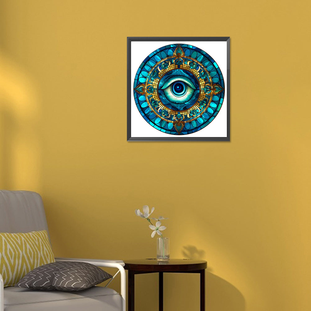 Eyeball Mandala - Full Round Drill Diamond Painting 30*30CM