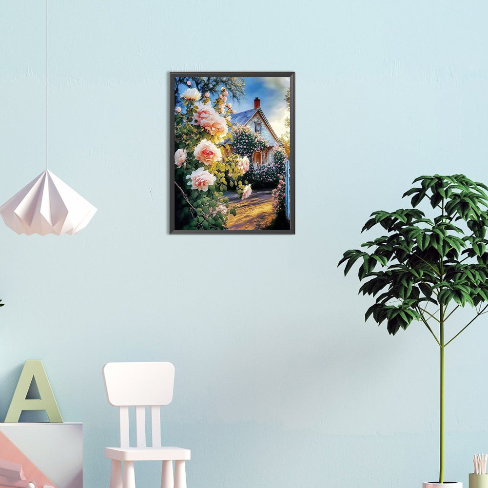 Flower Wall - Full Round Drill Diamond Painting 30*40CM