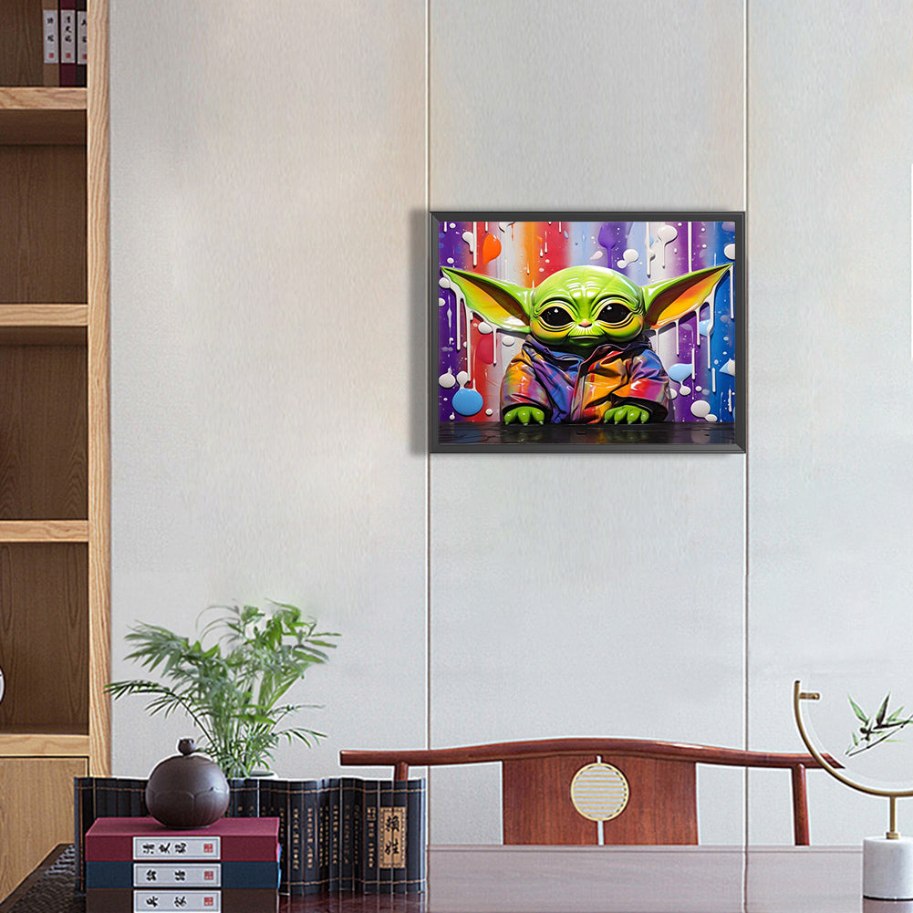 Yoda - Full Round Drill Diamond Painting 40*30CM