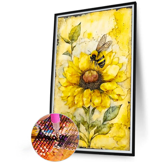 Honey Bee - Full Round Drill Diamond Painting 40*60CM