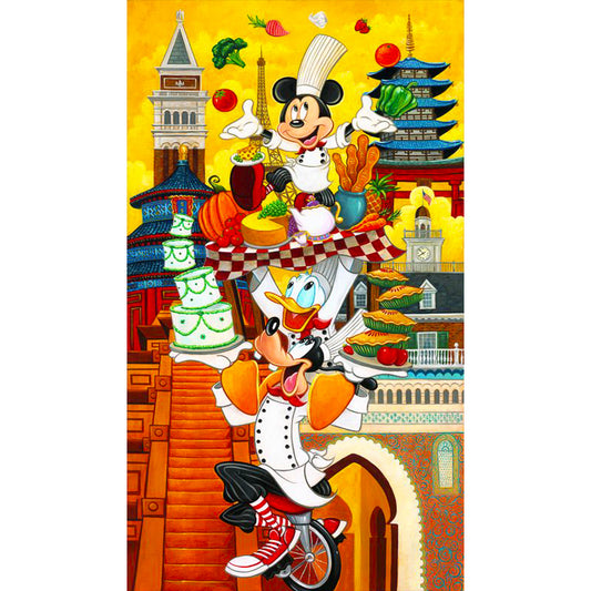 Mickey Mouse And Friends - Full Round Drill Diamond Painting 40*70CM