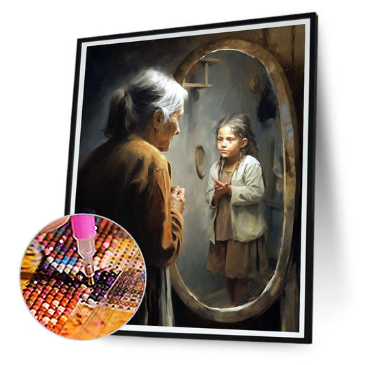 Time And Age - Full Round Drill Diamond Painting 30*40CM