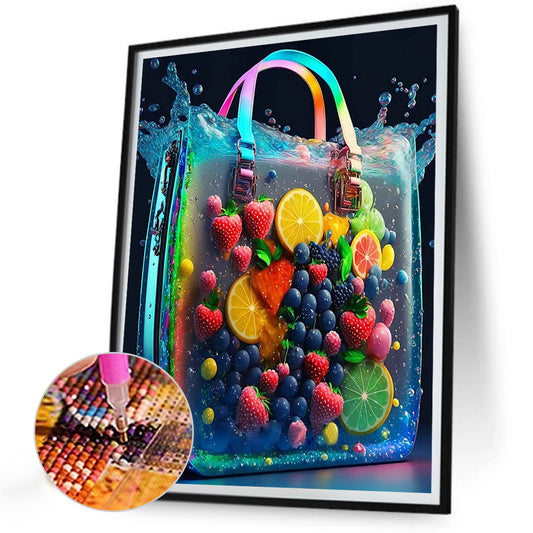 Berries In Bag - Full Round Drill Diamond Painting 30*40CM