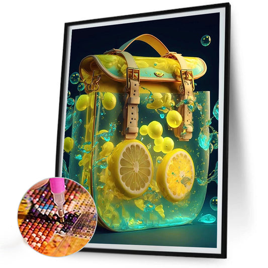 Lemon Tea In Bag - Full Round Drill Diamond Painting 30*40CM