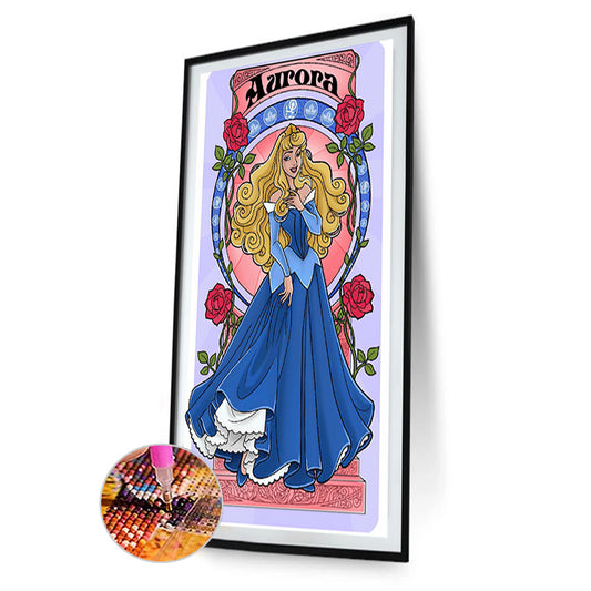 Princess Belle - Full Round Drill Diamond Painting 40*70CM