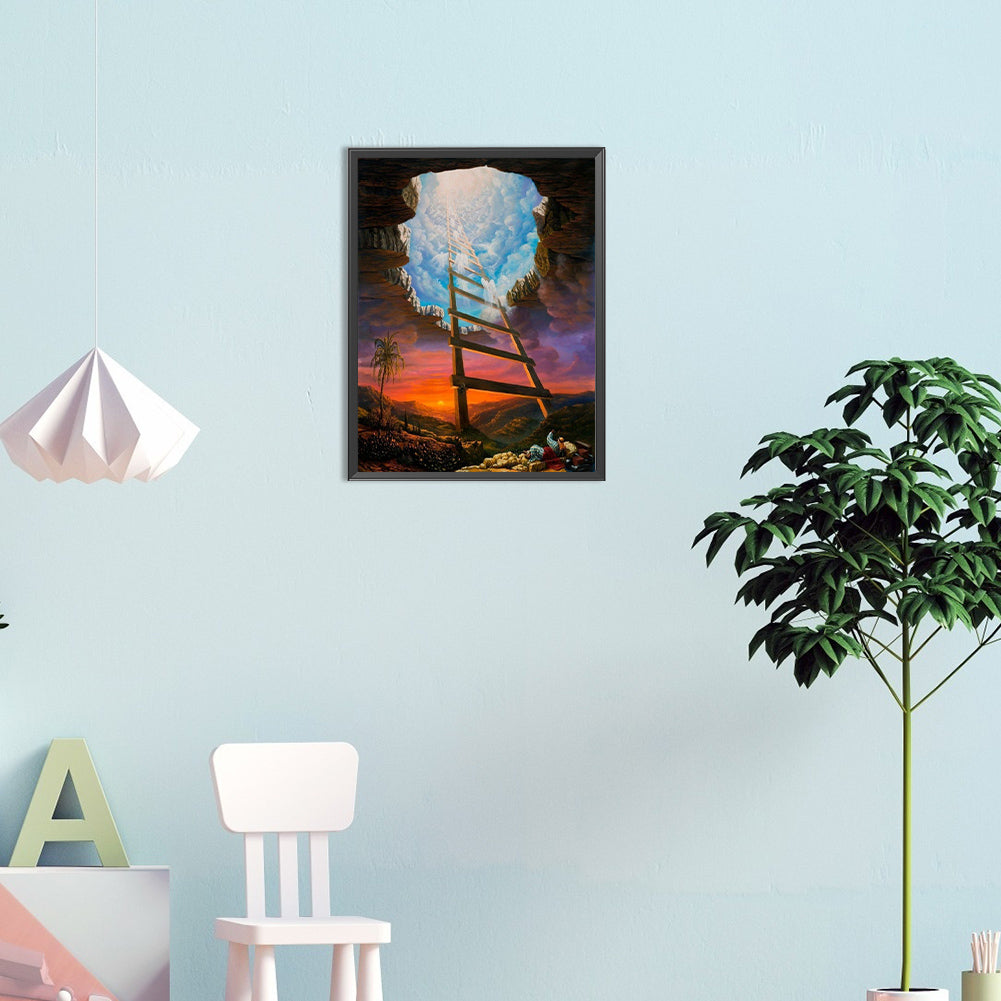 Ladder Of Redemption - Full Round Drill Diamond Painting 30*40CM