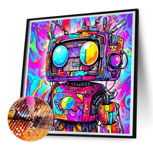 Robot - Full Round Drill Diamond Painting 30*30CM