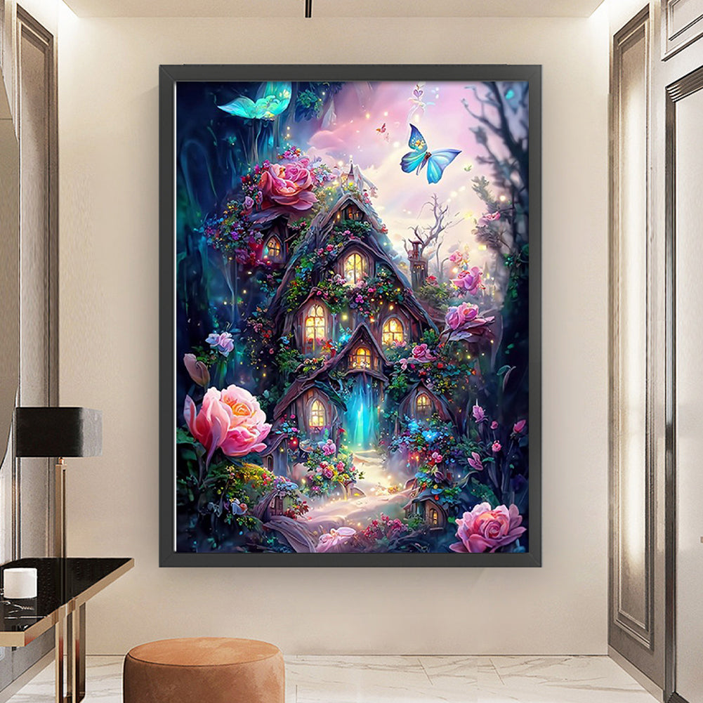 Dream Tree House - 11CT Stamped Cross Stitch 50*65CM