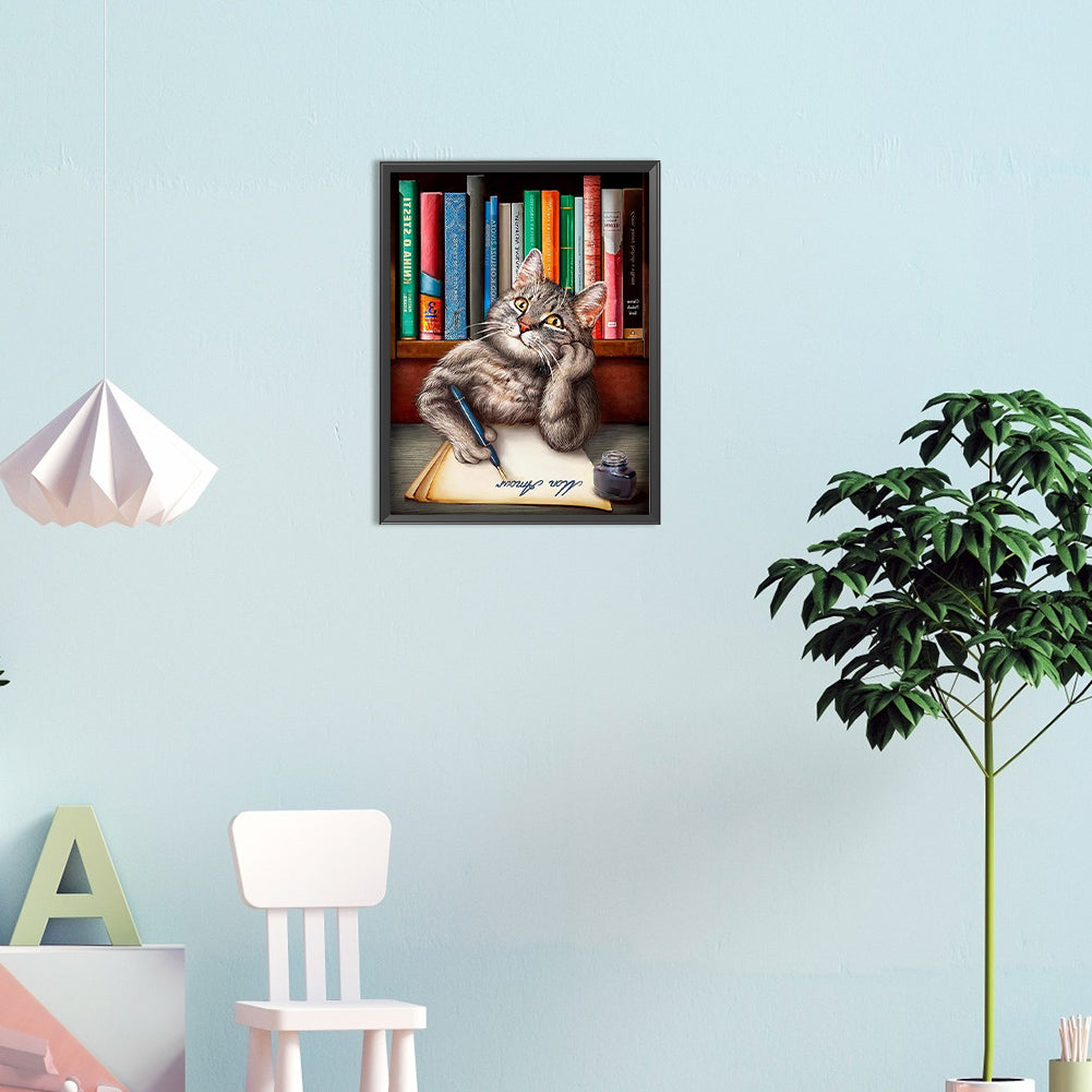 Kitten - Full Round Drill Diamond Painting 30*40CM