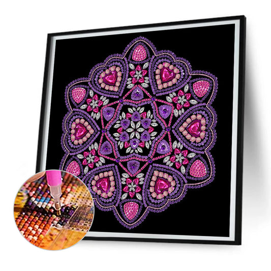 Mandala - Special Shaped Drill Diamond Painting 30*30CM