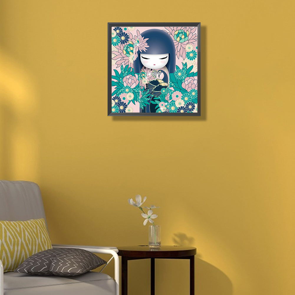 Ceramic Doll - Full Round Drill Diamond Painting 40*40CM