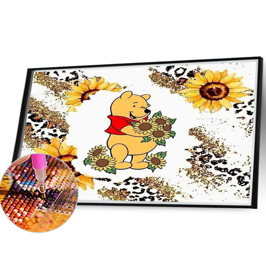 Winnie The Pooh - Full Round Drill Diamond Painting 40*30CM
